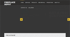 Desktop Screenshot of fireplacedepot.net